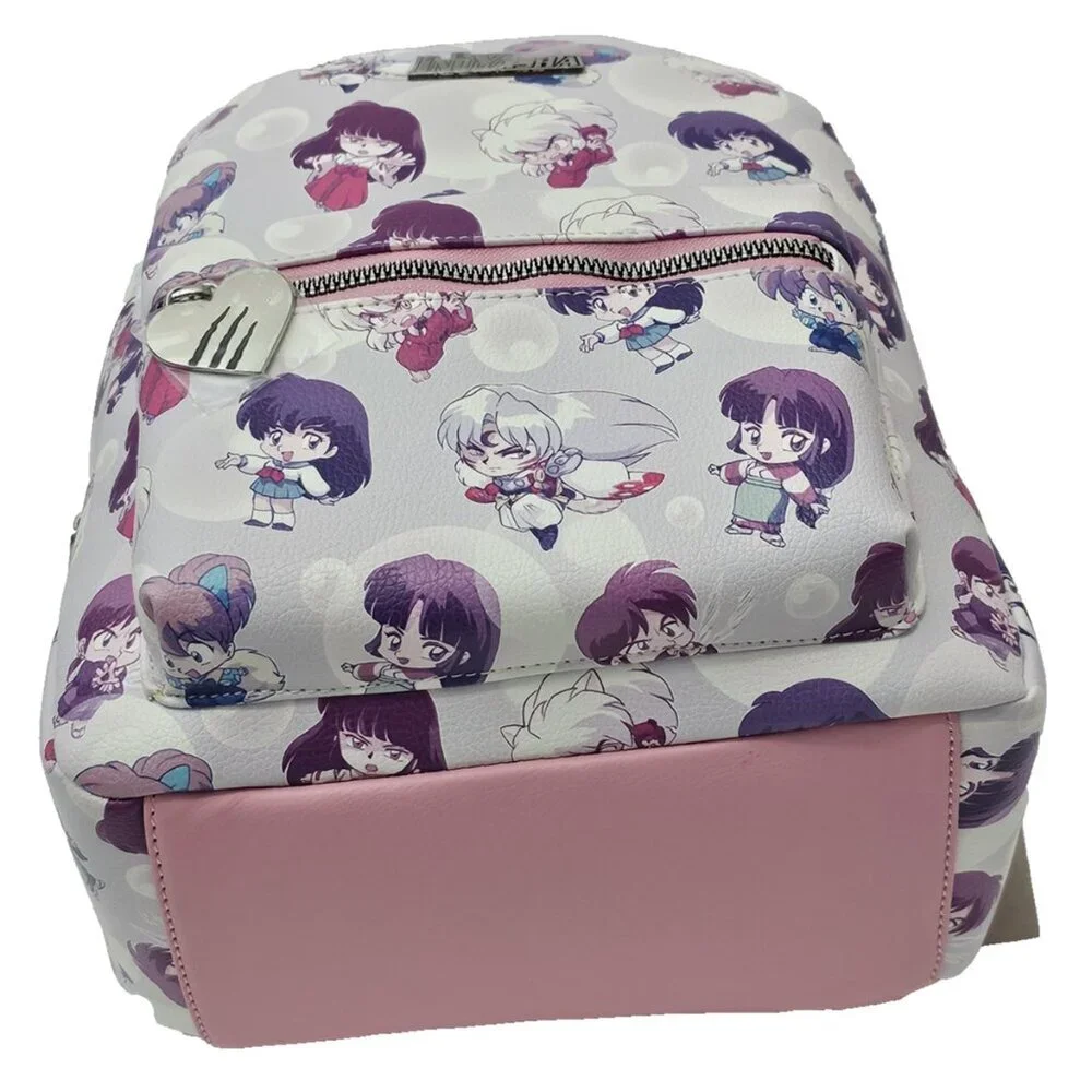 InuYasha Pastel Chibi Character Mini Backpack Bioworld Bag Anime NWTs